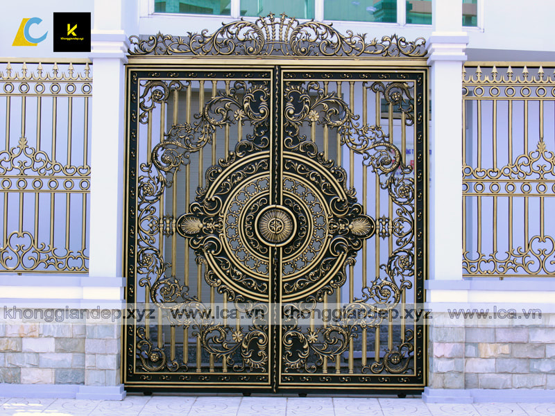 Mẫu cổng biệt thự đẹp cổng nhôm đúc đẹp ở tại Cần Thơ - CẦN THƠ ...